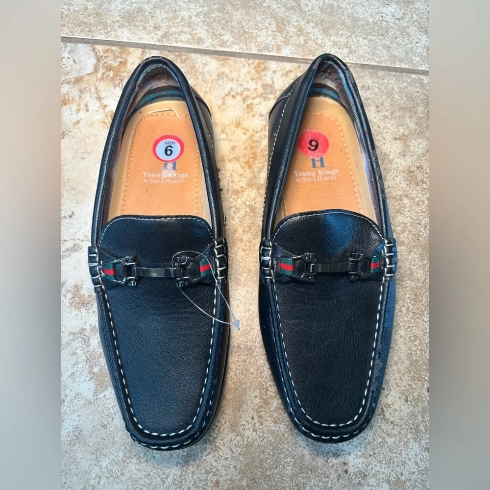 Stylish Black Loafers for Men by Steve Harvey